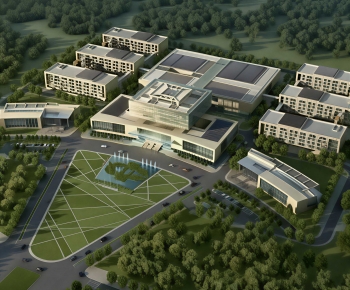 Modern Architectural Bird's-eye View Planning-ID:637239933