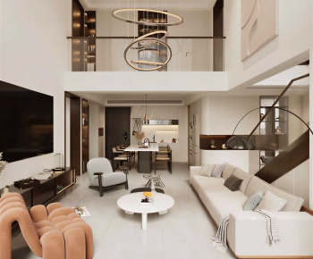Modern A Living Room-ID:896230942