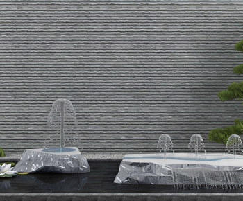 New Chinese Style Rockery Waterscape-ID:843312032