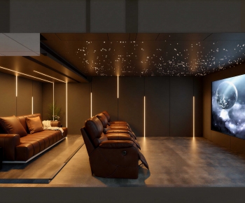 Modern Audiovisual Room-ID:640547996