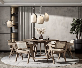 Modern Dining Table And Chairs-ID:489943039