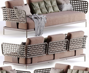 Modern Three-seat Sofa-ID:889158017