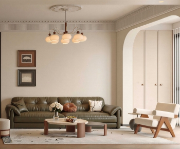 Modern A Living Room-ID:864557037