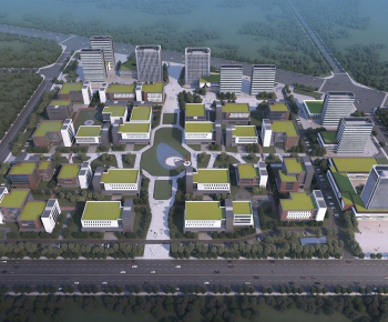 Modern Architectural Bird's-eye View Planning-ID:260246041