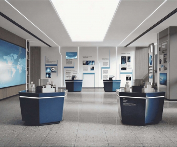 Modern Exhibition Hall-ID:410284042