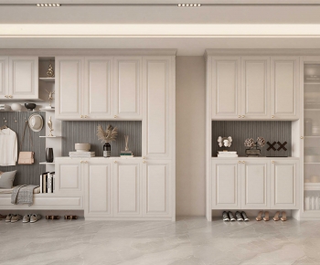 American Style Shoe Cabinet-ID:121309047