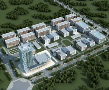 Modern Architectural Bird's-eye View Planning-ID:928090107