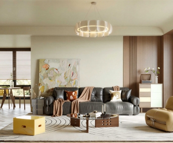 Modern A Living Room-ID:669023044