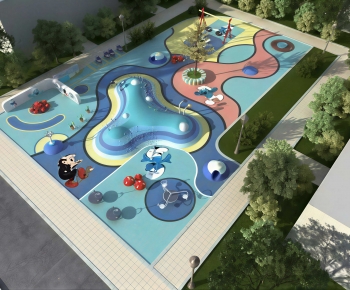 Modern Park Landscape-ID:975826039