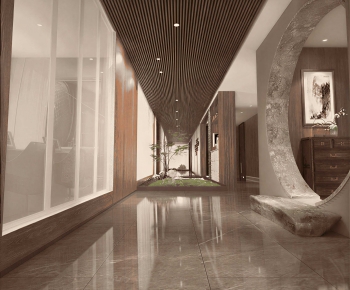 New Chinese Style Office Aisle-ID:509710071
