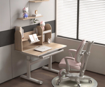 Modern Computer Desk And Chair-ID:672255994