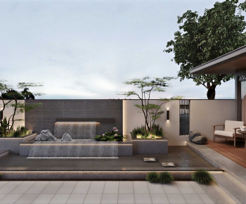 New Chinese Style Courtyard/landscape-ID:218107945