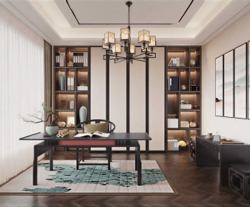 New Chinese Style Study Space-ID:376497036