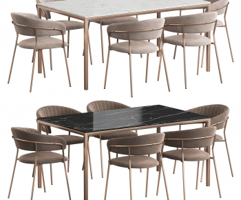 Modern Dining Table And Chairs-ID:678939885