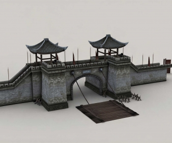 Chinese Style Facade Element-ID:195319767