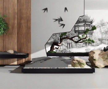 New Chinese Style Plant Landscaping-ID:196130313