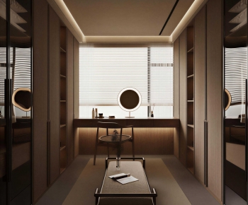 Modern Clothes Storage Area-ID:744193087