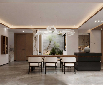 New Chinese Style Dining Room-ID:145006906