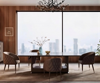 Modern Dining Table And Chairs-ID:396847966