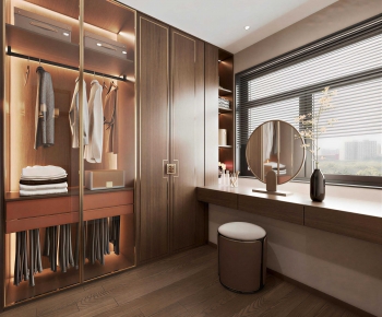 Modern Clothes Storage Area-ID:188683997