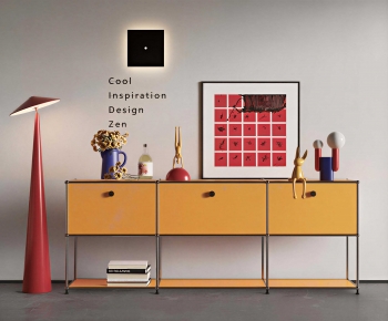 Modern Entrance Cabinet-ID:350621949