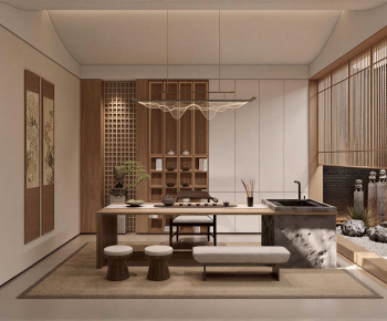 New Chinese Style Tea House-ID:973880054