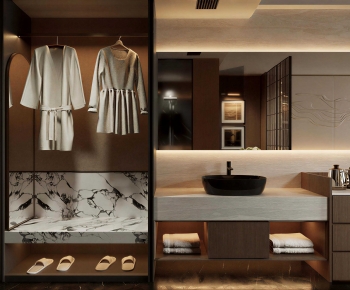 Modern Bathroom Cabinet-ID:174978021