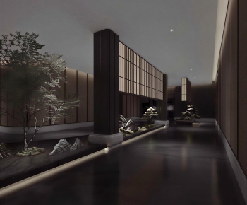 New Chinese Style Lobby Hall-ID:995526082