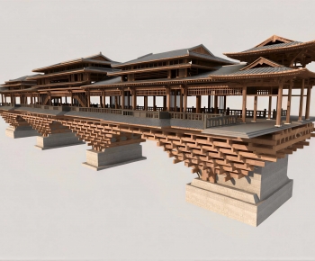 Chinese Style Ancient Architectural Buildings-ID:803383118