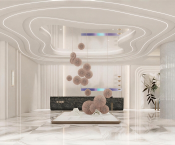 Modern Office Reception Desk-ID:539443025