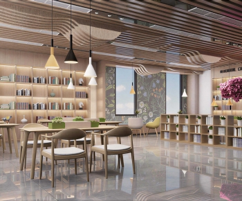 Modern Bookstore Book Bar-ID:416050084