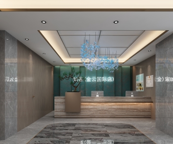 New Chinese Style Lobby Hall-ID:461879973