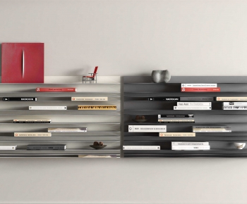Modern Bookshelf-ID:412636044