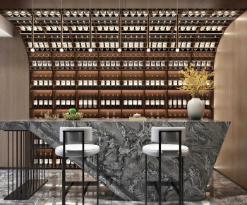 Modern Wine Cellar/Wine Tasting Room-ID:980278021