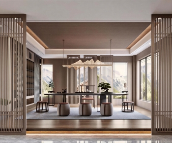 New Chinese Style Tea House-ID:468043094