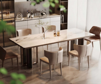 Modern Dining Table And Chairs-ID:209191084