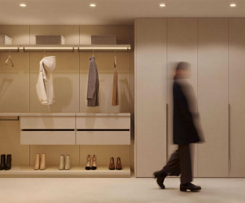 Modern Clothes Storage Area-ID:269005069