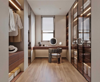 Modern Clothes Storage Area-ID:269330023