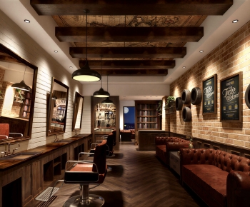Retro Style Barbershop-ID:798836957