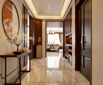 New Chinese Style Hallway-ID:458137997