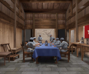 New Chinese Style Exhibition Hall-ID:254391912