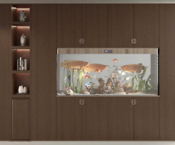 New Chinese Style Fish Tank-ID:228176125