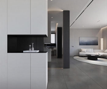 Modern A Living Room-ID:571892025