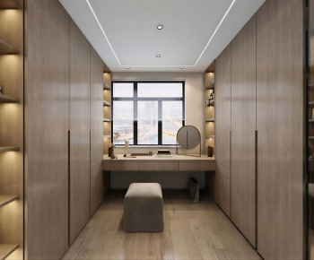 Modern Clothes Storage Area-ID:112890966