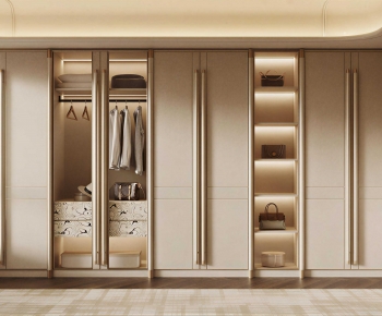 Modern Clothes Storage Area-ID:197015056