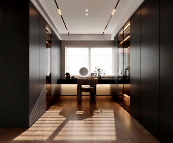 Modern Clothes Storage Area-ID:297667031