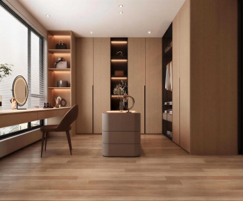 Modern Clothes Storage Area-ID:142718081