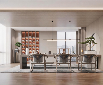 New Chinese Style Tea House-ID:932439095