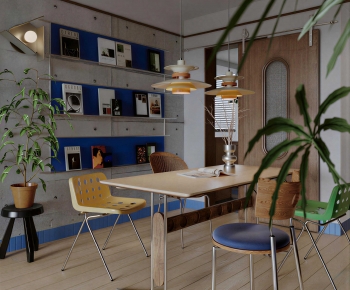 Industrial Style Dining Room-ID:295200369