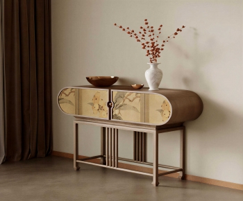 New Chinese Style Entrance Cabinet-ID:917396077